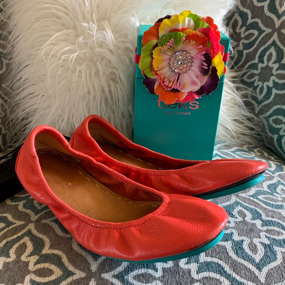 Tieks Poppy Ballet Flats Size 7